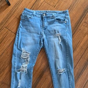Distressed blue Republic jeans